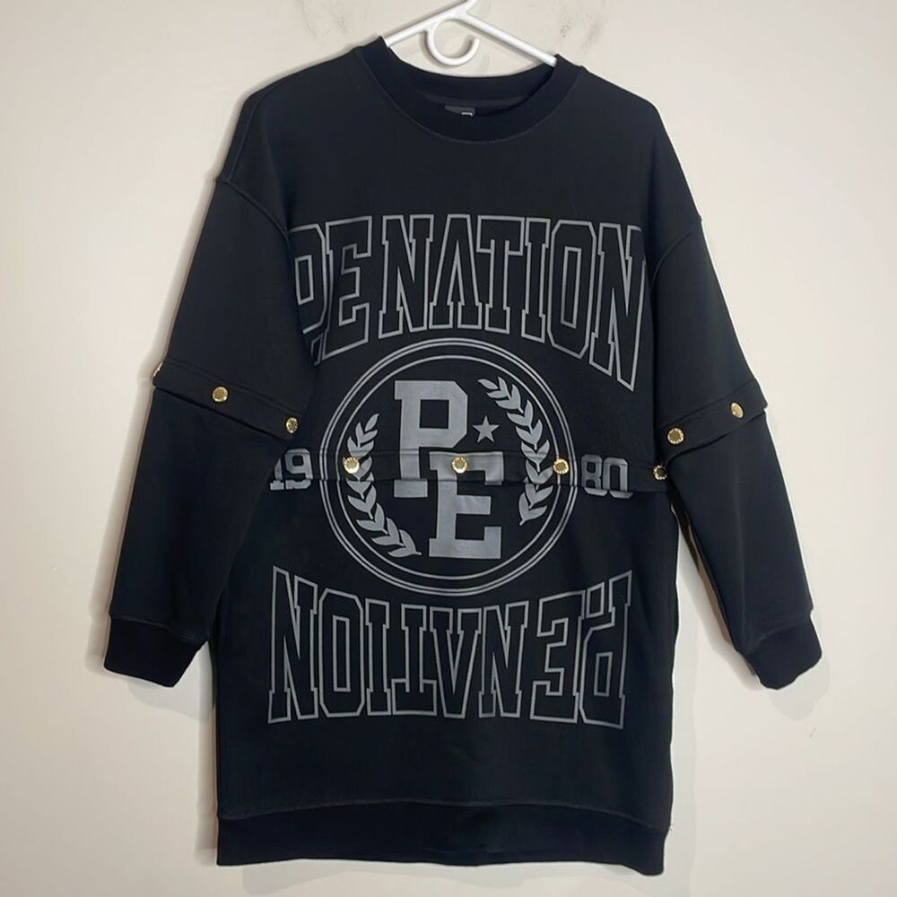 P.E Nation Women’s Apex Convertible Sweatshirt Dress Size XS